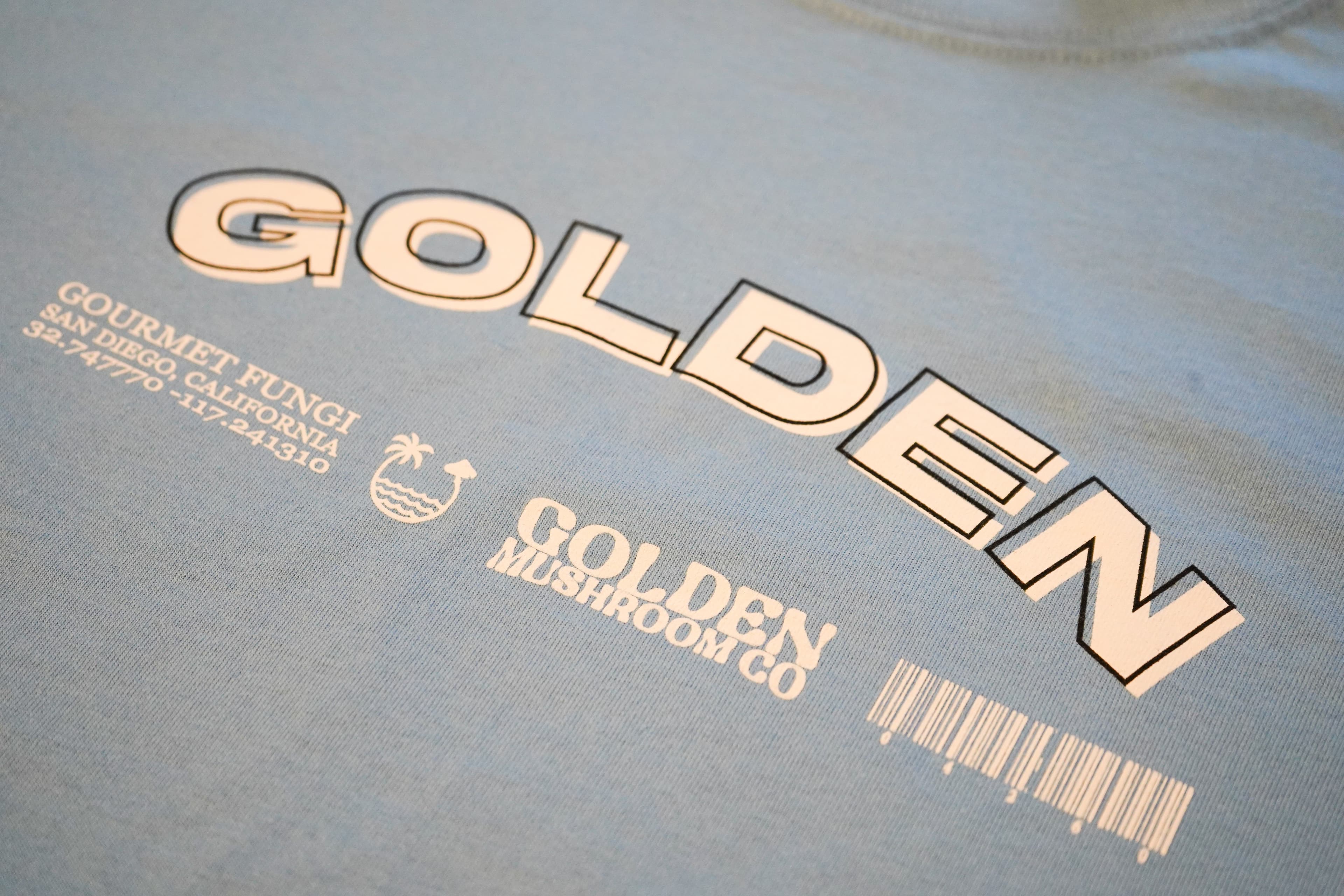 Golden Text Line Tee 2