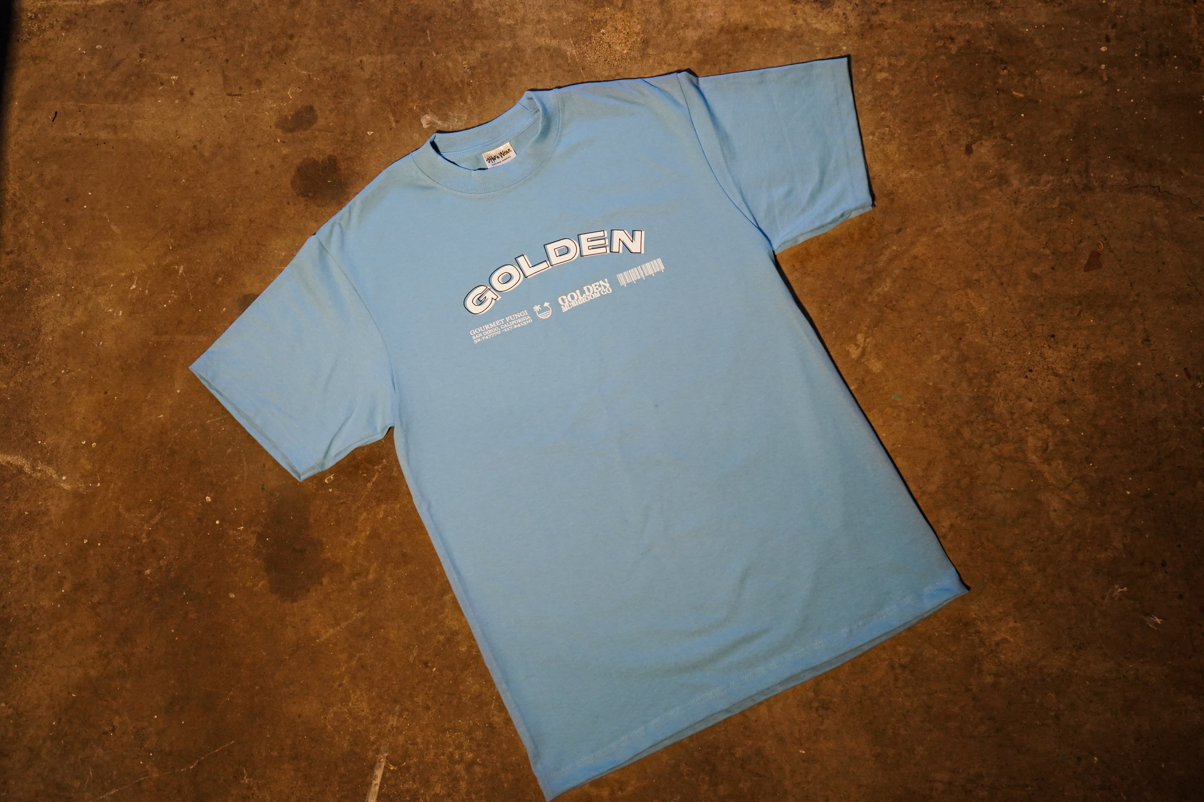 Golden Text Line Tee 3