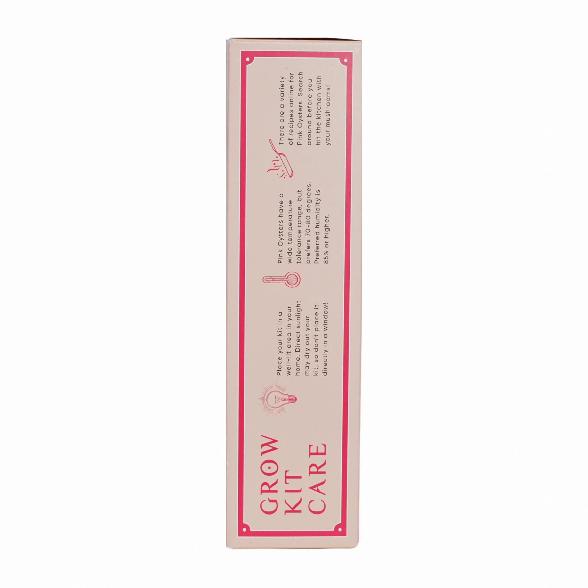 Pink Oyster 3 lb Grow Kit 5